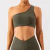 Abbigliamento sportivo da yoga per donna Canotta corta da palestra Canotta con supporto medio Reggiseno da allenamento Gilet a fascia Attivo indossa donna