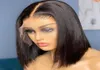 150 Remy Pre Plucked Bob Wigs 13x4 Lace Frontal Human Hair Wigs Bone Stright PrePucked Short Bob Lace Front Wig Glueless Human H4769505