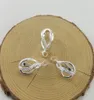 10st Spiral Decoration erbjuder silverguldpläterad pärlburhängen Lägg till din egen pärlsten för att göra det mer attraktivt8041207