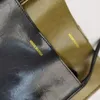 Qualité femmes fourre-tout sacs en cuir brillant Shopper sac à bandoulière rétro grande capacité Shopping luxe concepteur sac à main dame 231226