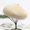 Berets 2023 Wool Beret Women's Autumn And Winter Mesh British Retro Lace Small Hat Painter Fashion Warm Turbante Mujer