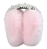 Berets Fashion Plush Feel Female Winter Earmuff ciepłe mufki słuchawki kształt Girl