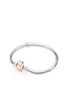 18K Roségold Clip klassisches ARMBAND-Set Originalbox für 925 Sterling Silber Ketten-Charm-Armbänder für Damen Herren9998532