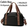 Sac de cabine 40x20x25 Ryanair 45x36x20 grand bagage à main maximum pour hommes et femmes sac de sport fourre-tout sac de week-end sac de voyage 231226