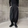 Männer Hosen LUZHEN Bein Elegante Lose Männer Chinesische Hosen Trendy Breite Streetwear Einfarbig Stilvolle Baggy Casual Flut 179997