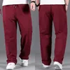 Calças masculinas moda joggers homens casual hiphop harem suor solto baggy calças retas streetwear plus size roupas