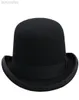 4 boyut 100 yün kadın erkek erkek bowler şapka saf ezilebilir kubbe fedora hat1945586