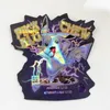 wholesale Printed shape reusable Mylar bags plastic heat seal resealable baggies 35g die cut foil holographic for food storage Vlfha Tpqvv