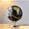 Objets décoratifs Figurines Home Decor Globe terrestre pour la géographie intérieure Enfants Education Accessoires de bureau Cadeaux d'anniversaire 211101 Dh9Pz