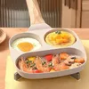 Pans 3-in-1 Frying Pan Pancake Hamburg Steak Cooking Cooking Maker Maker Cookbate Multi-Trughit