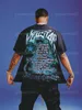 Tshirts designer män sommar tshirt kvinnor helvete roliga hip-hop graffiti tryckt ren bomull kort ärm rund hals t-shirt lös komfort herr t shirt kläder