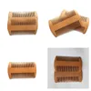 Brosses à cheveux Peigne à barbe en bois de poche Double côtés Super étroits Peignes en bois épais Drop Livraison Produits Soins Outils de coiffage Dheqn