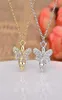 Pendant Necklaces 925 Sterling Silver Golden Bee Clavicle Chain Necklace Women Fashion Charm Wedding Jewelry Accessories Girlfrien9398700