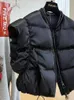 Parkas pour femmes Corée Chic Col Montant Solide Fermeture Éclair Vers Le Bas Gilet Décontracté Lâche Sans Manches Débardeurs Automne Hiver 2023 Mode Manteaux Courts Parkas J231226