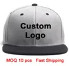 custom cap 3D embroidery logo flat brim tennis hip hop tour full close fitted trucker baseball sport custom customized snapback ha4153505