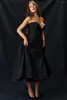 Party Dresses Sexy V-neck Length Satin Prom Formal Grown Evening Homcoming Wear