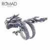 Anillos de banda Punk Animal Dragon Ring 100% Real 925 Sterling Silver para hombres Mujeres Vintage Retro Party Joyería unisex Z41325i