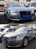 For Audi A3 S3 LED Car Headlight 08-12 Headlamp DRL Daytime Running Light Streamer Turn Signal Indicator High Beam Angel Eye Projector Lens