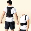 Correttore di postura regolabile a schiena d'asino Corsetto per la schiena Cintura per la schiena Supporto lombare Correttore dritto13791044