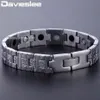 Link Chain Davieslee Watch Band Bracelet Mens Womens Wristband Bangle Link Stainless Steel Gold Silver Color 12mm DKBM145259L