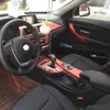 Autocollants pour BMW série 3 F30 F31 20132019 panneau de commande central intérieur poignée de porte 5D autocollants en Fiber de carbone décalcomanies accessoire de style de voiture