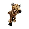 Cute cartoon animals Golf Club Head Covers Wood Head covers Driver Cover Plush doll protective cover 231225