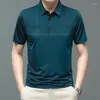 Erkekler Tişörtleri Gömlek Erkekler için Düzenli Uyum Kısa Kollu T-Shirt Yaz İnce Sıradan Nefes Baskı Polyester Giyim