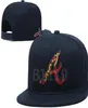 2020 Braves chapéu de beisebol chapéu snapback Strapback borda plana dança hiphop boné rua men039s e women039s guarda-sol moda ha2772542