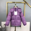 Popularne Baby Down Jackets Winter Girls Warem Four Color Opcjonalnie Designer Ubrania Rozmiar 110-160 Plush Logo Boys Płaszcz Nov25