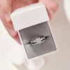 팔찌 Newshe 2 PCS 결혼 반지 세트 Sterling Sier 1.7 CT Princess Pear Cut Aaaaa CZ 여성을위한 약혼 반지 트렌디 한 보석