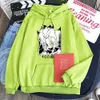 Moda Japón Anime Dr STONE Ishigami Senkuu sudaderas mujeres jerseys Haruku Kawaii gráficos 90s Patchwork sudaderas con capucha