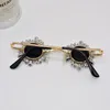 Квадратные солнцезащитные очки в стиле барокко, детские кристаллы, сексуальные солнцезащитные очки для девочек, детские оттенки для вечеринки De Sol Feminino 231225