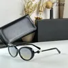 Sonnenbrille 2023 Marke Damen Oval Mode Retro Brille Weiß Schwarz UV400