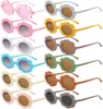 Marcos de gafas de sol para niños Marcos redondos en forma de flor Favor de fiesta para niños Niños Niñas Linda piscina Playa Gafas al aire libre amaNX1848417