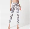 Yoga Outfit Novas Calças Impressas Europeias e Americanas para Mulheres com Slim Fit Cintura Alta Hip Lifting Roupas de Dança Elasticidade Esportes Fi Otmuh