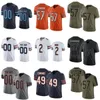 Teamvoetbal 53 TJ Edwards Jerseys Kinderen Man Vrouw 49 Tremaine Edmunds 29 Tyrique Stevenson 57 Jack Sanborn 2 DJ Moore 21 DOnta Foreman 23 Roschon Johnson Stitched