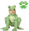 Fantaisie Halloween Animaux Grenouille Cosplay Costumes pour Adultes Enfants Familles Cos Vêtements Parent-enfant Grenouilles Cosplay Porter Combinaisons 231225