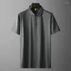 Polos pour hommes arrivée mode Suepr grand été affaires décontracté Polo à manches courtes grande taille XL 2XL 3XL 4XL 5XL 6XL 7XL 8XL