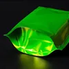 1/4oz various colors zipper Packaging mylar bag glossy package bags flat crafts packing Pouches Voukq Emgvb