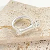 Spaanse Hoge Kwaliteit UNO DE 50 Prachtige Mode 2023 Hot Koop Goud Kleur vrouwen Achthoekige Ring Sieraden Gift Gratis Levering