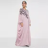 Vêtements ethniques Manches longues Ouvert Abaya Causal Islamique Style Marocain Élégant Africain Fantaisie Robe Top Qualité Dramatique Vêtements Égyptiens