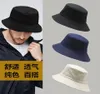 Big Head Man Stor storlek Sun Hat Women Blank Fisherman Pure Cotton Panama Cap Plus Bucket 5457CM 5760CM 60 63CM 2104215429023