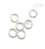 100pcslot 925 anillo de salto abierto de plata esterlina accesorio de anillos divididos para arte y joyería DIY regalo W50081889169