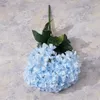 7 Head Hydrangea Ball Chrysanthemum Fake Flower Artificial Hortangea Wedding Decoration Bouquet Home Living Room Decoration Flower Arrangement EH