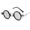 Sunglasses Small Round For Men Women Retro Steampunk Sun Glasses Male Female Metal Frame Eyewear Shades UV400