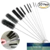 10pcs Set Fish Tank Pipe Cleaning Brush Stainless Steel Feeding Baby Bottle Suction Glass Spiral Hair Straw Brushes LL BJ