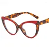 Zonnebril Retro Cat Eye Vrouwen Brilmontuur Anti Blauw Licht Vrouwelijke Vintage Clear Lens Leescomputer Ins Trending Brillen