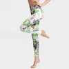 Yoga outfit Nya europeiska och amerikanska tryckta byxor för kvinnor med smal passform med hög midja höftlyftningskläder elasticitet sport fi otqjp