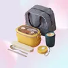 Dinnerware Sets Student School MultiLayer Lunch Box Stainless Steel Insulated Tableware Bento Container Storage Breakfast Boxes3906656