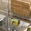 Magazynowanie kuchenne naczynie naczynie gąbkę gąbki gąbki gąbki samozadowolenie szafy suszenia drenaż
